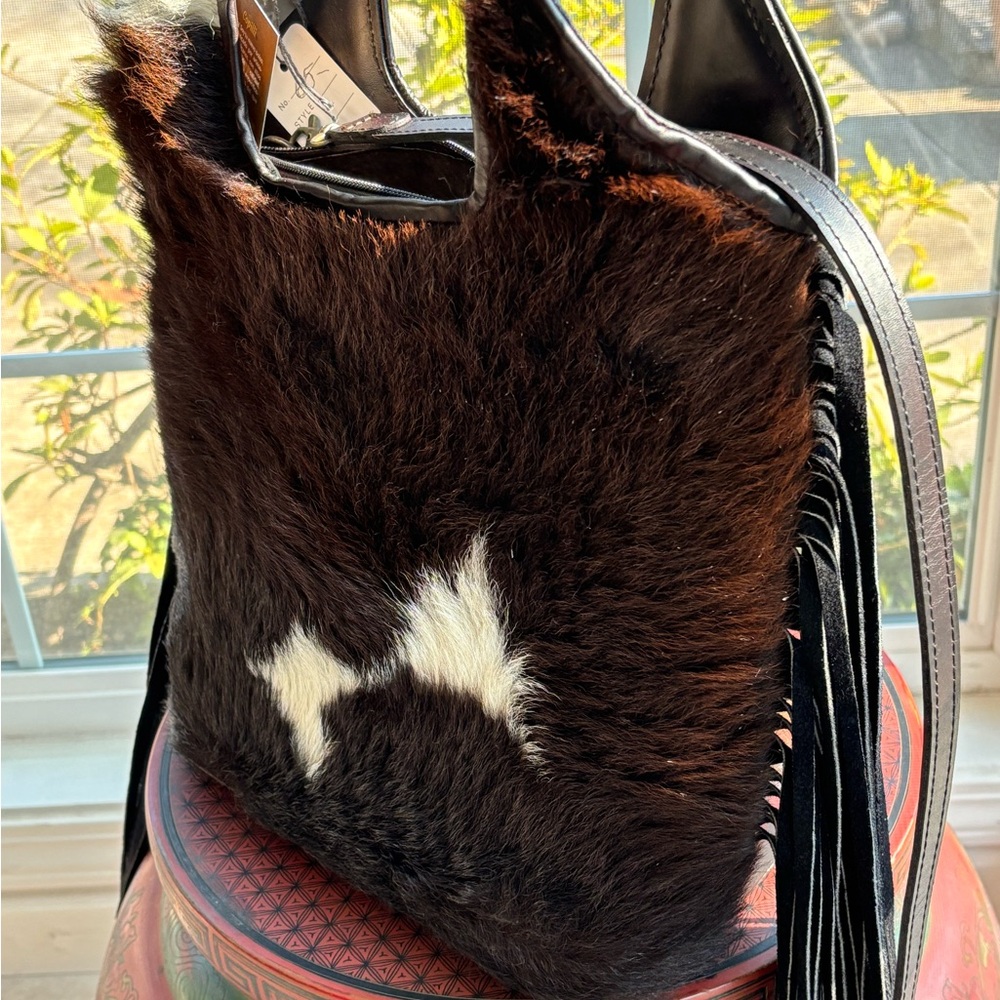 HeeHaw pony hair bag. NEW bohemian style